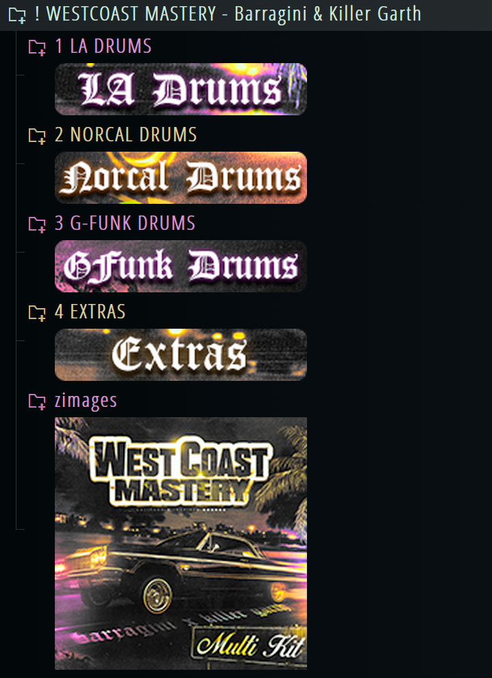 WEST COAST MASTERY (MULTI KIT) by 808Street